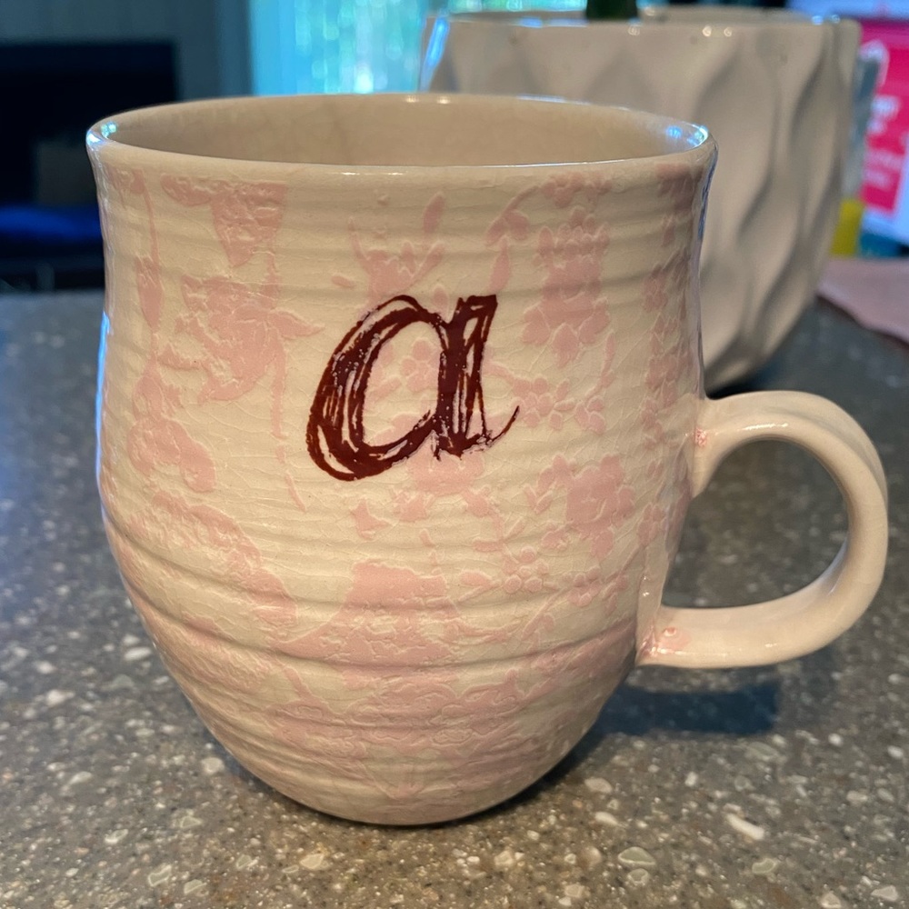 Anthropologie monogram mug